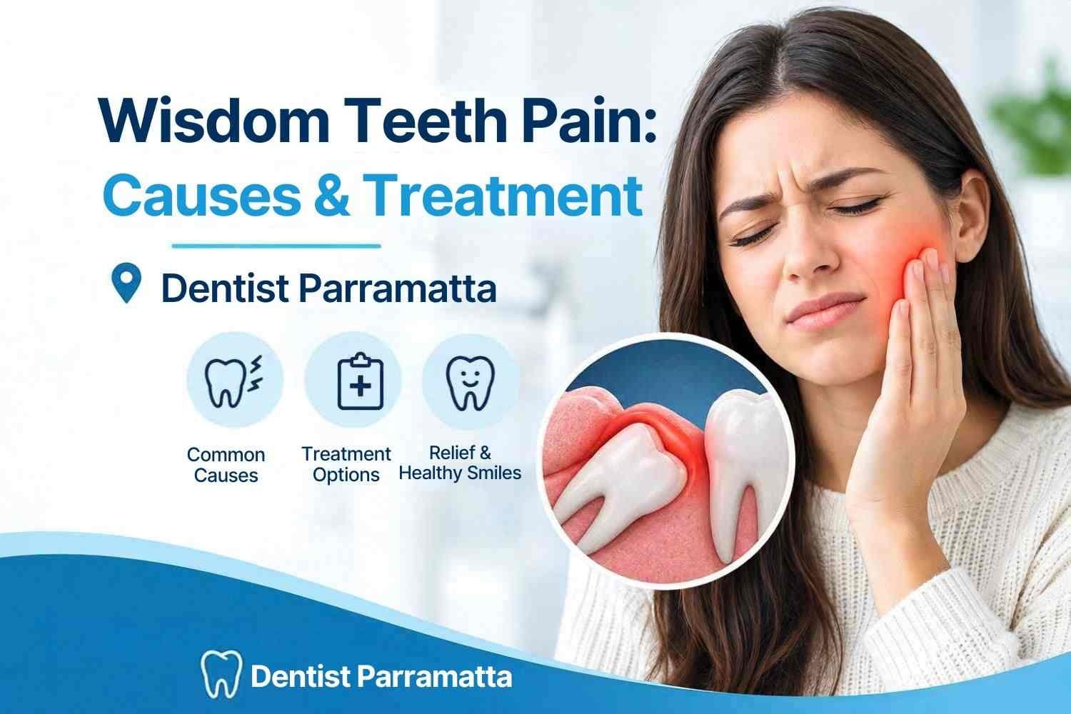 Wisdom teeth pain treatment by a dentist in Parramatta